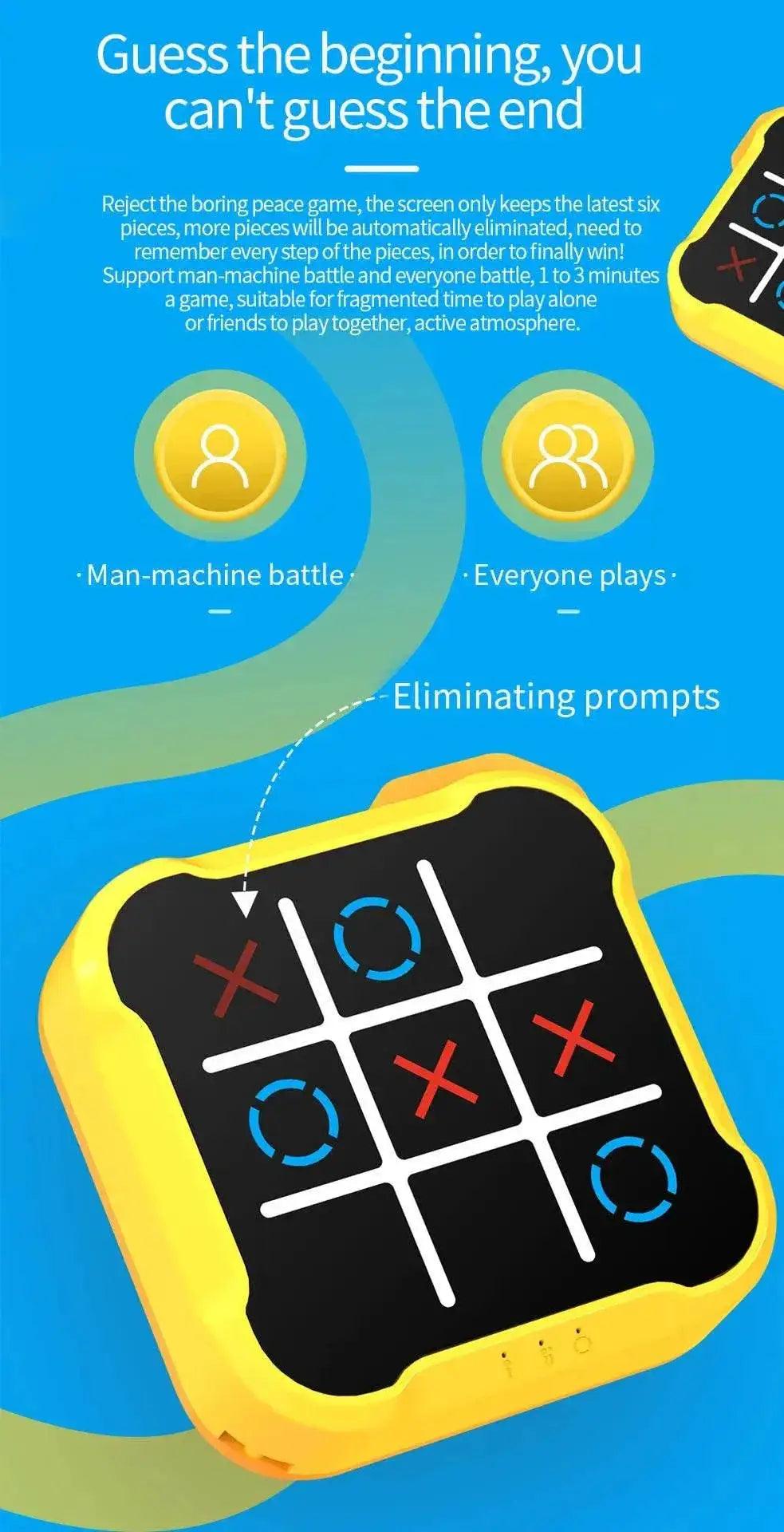  Multifunctional Electronic Tic-Tac-Toe Board Games Set -  ToylandEU™