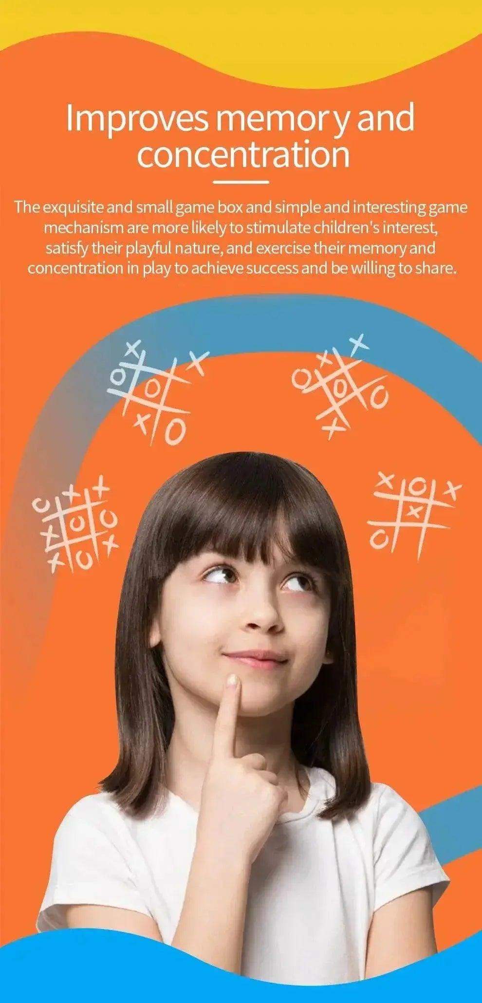  Multifunctional Electronic Tic-Tac-Toe Board Games Set -  ToylandEU™