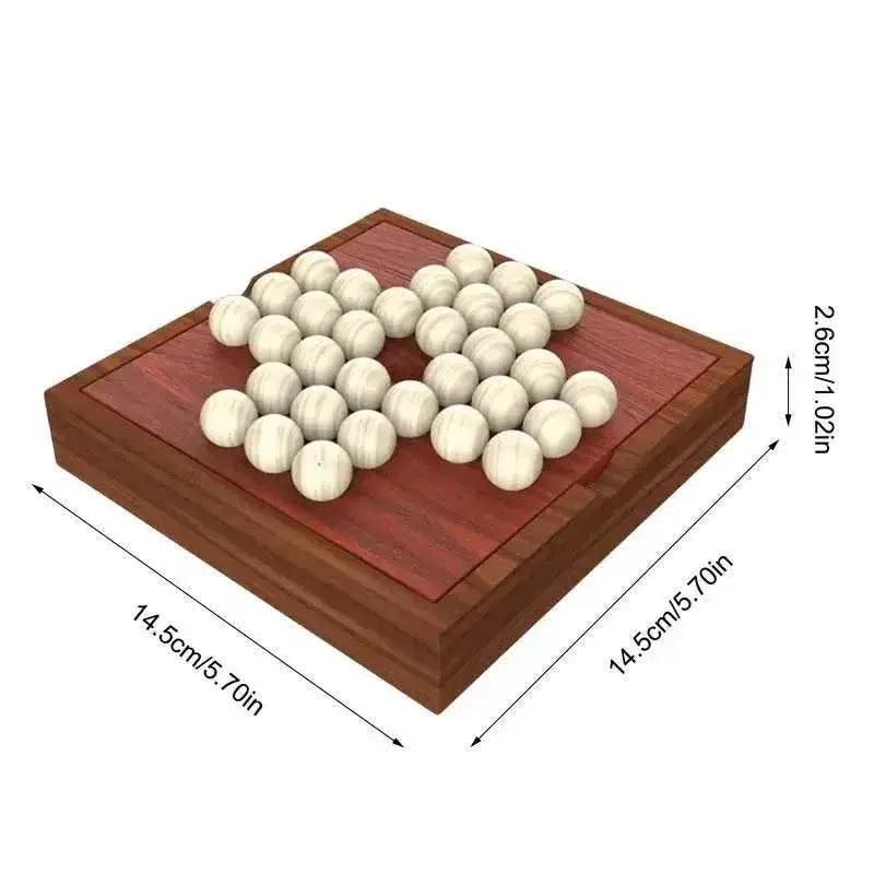  Travel Tic Tac Toe Solitaire Board Game - Family Fun Memory Game for Kids and Adults -  ToylandEU™