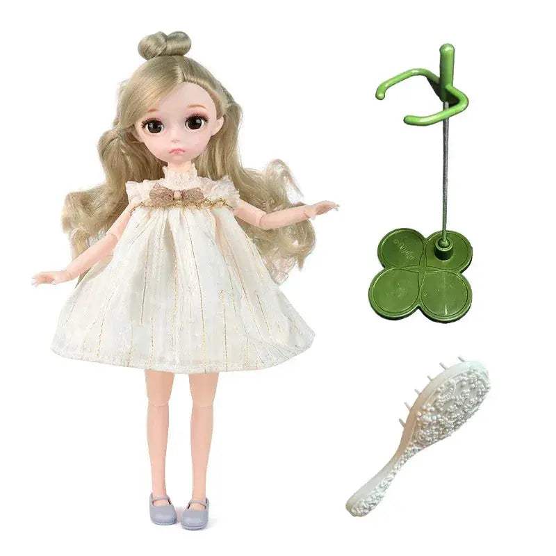 Elegant BJD Doll With Exquisite Makeup And Long Hair - ToylandEU