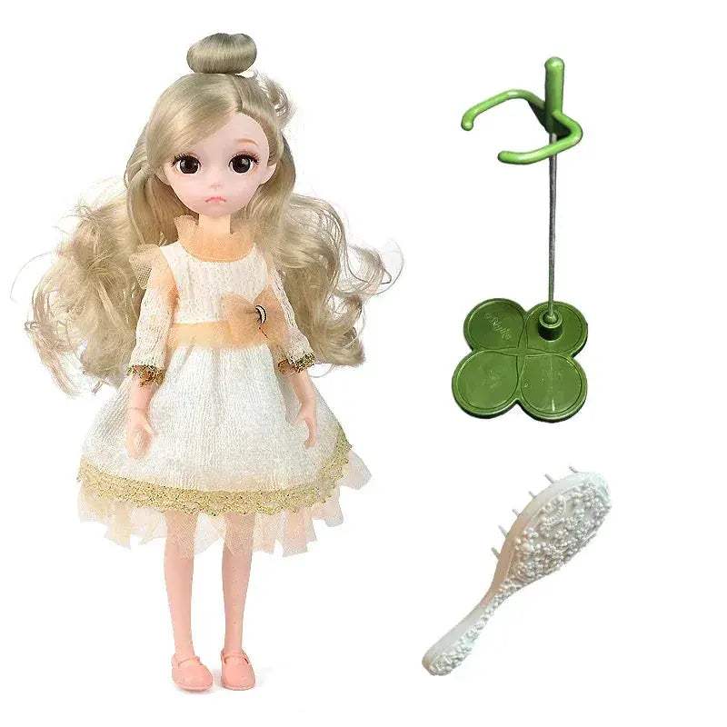 Elegant BJD Doll With Exquisite Makeup And Long Hair - ToylandEU
