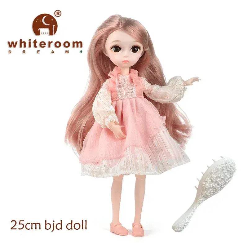 Elegant BJD Doll With Exquisite Makeup And Long Hair - ToylandEU