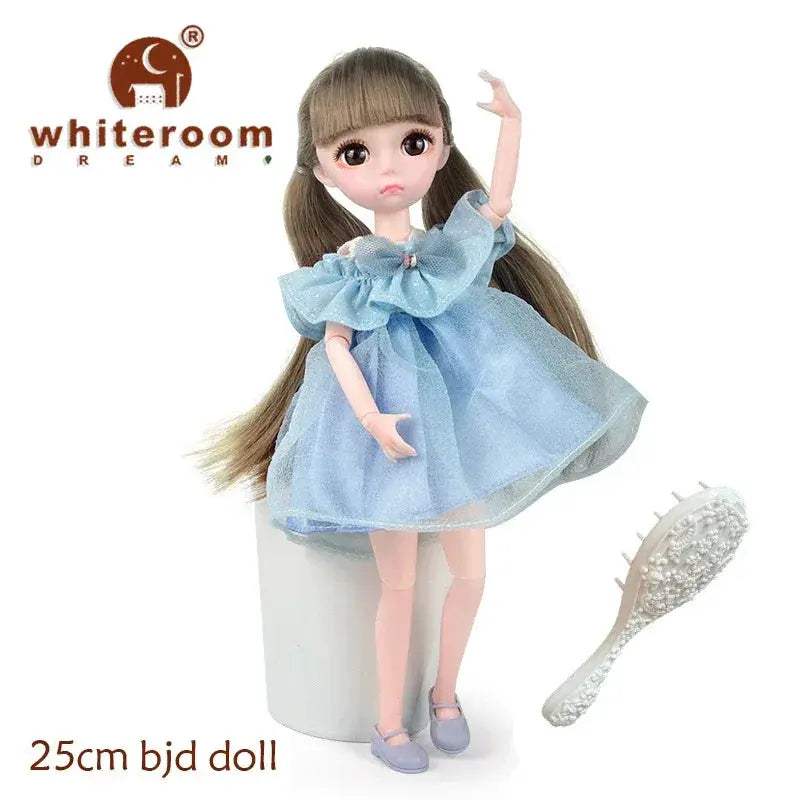 Elegant BJD Doll With Exquisite Makeup And Long Hair - ToylandEU