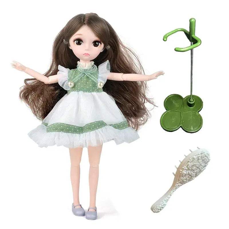 Elegant BJD Doll With Exquisite Makeup And Long Hair - ToylandEU