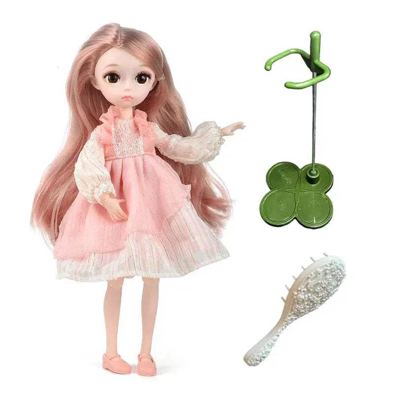 Elegant BJD Doll With Exquisite Makeup And Long Hair - ToylandEU