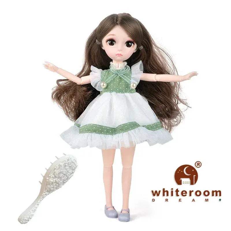 Elegant BJD Doll With Exquisite Makeup And Long Hair - ToylandEU