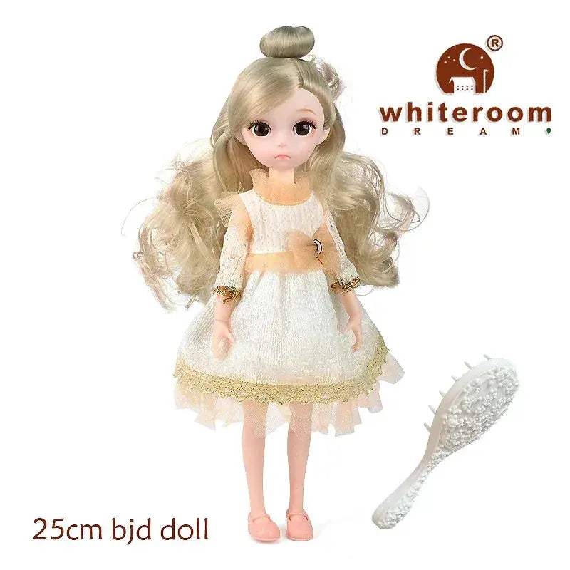 Elegant BJD Doll With Exquisite Makeup And Long Hair - ToylandEU