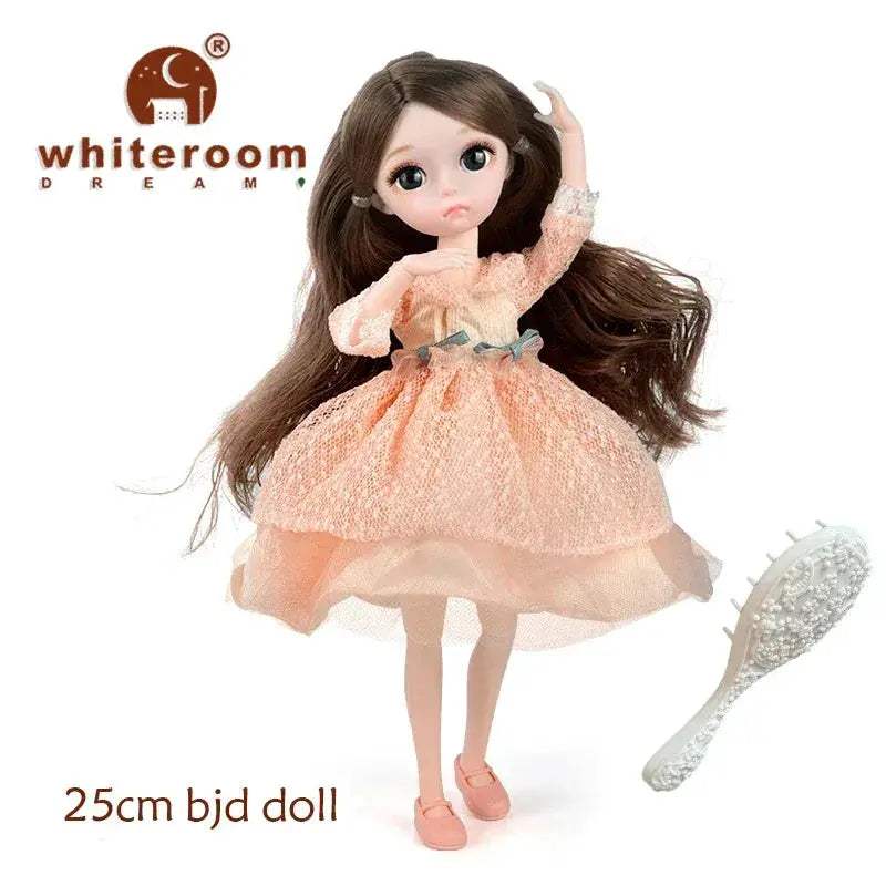 Elegant BJD Doll With Exquisite Makeup And Long Hair - ToylandEU