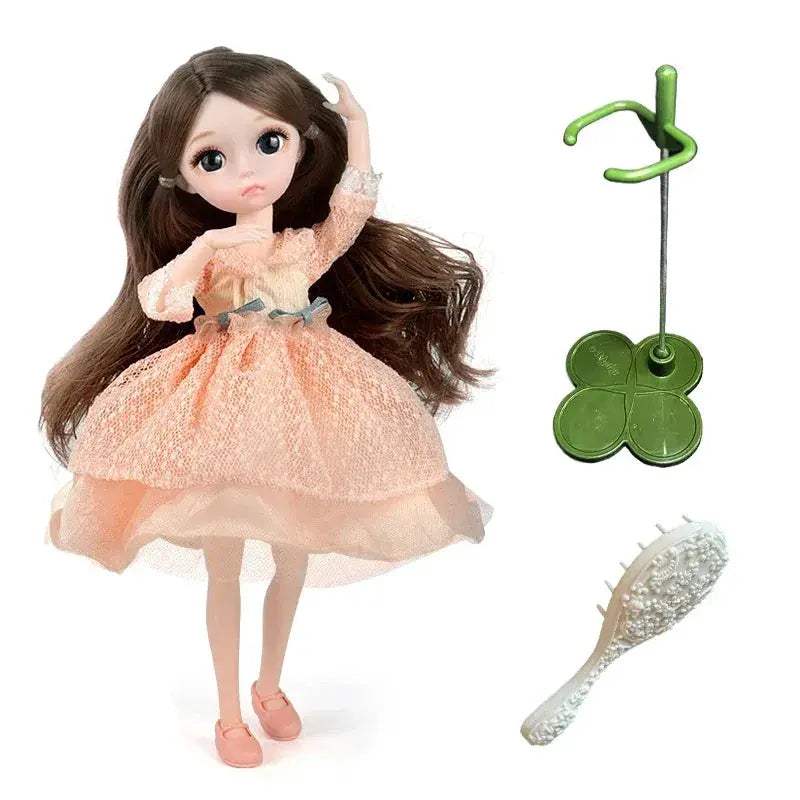 Elegant BJD Doll With Exquisite Makeup And Long Hair - ToylandEU