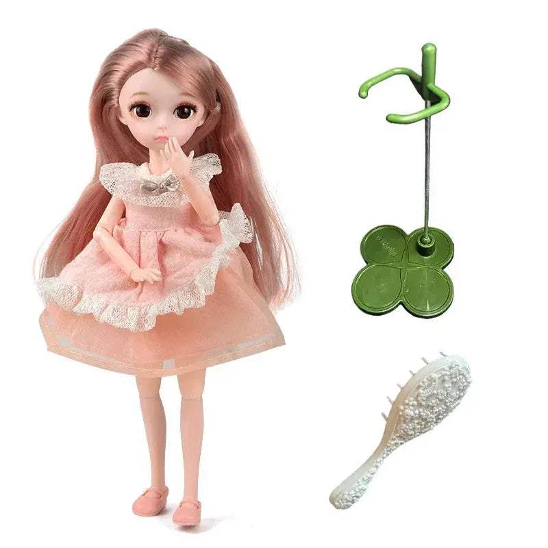 Elegant BJD Doll With Exquisite Makeup And Long Hair - ToylandEU