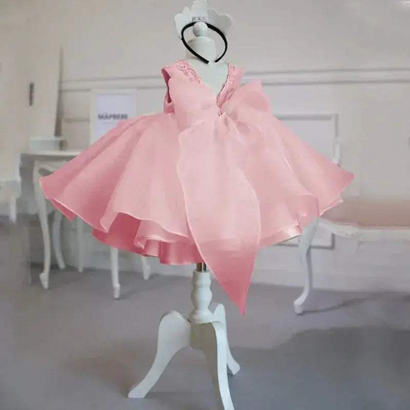  Elegant Baby Girl Beaded Dress Toyland EU -  ToylandEU™