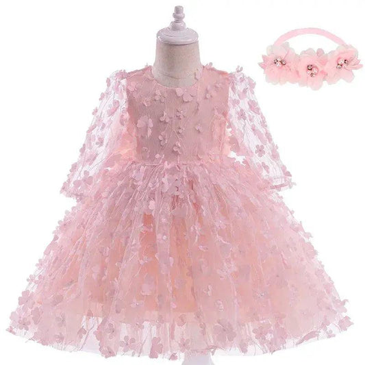  Elegant Baby Girl Dress Baptism Gown Toyland EU -  ToylandEU™