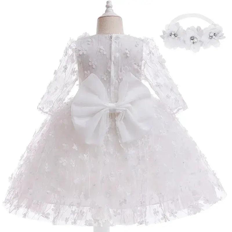 Elegant Baby Girl Dress Baptism Gown Toyland EU -  ToylandEU™
