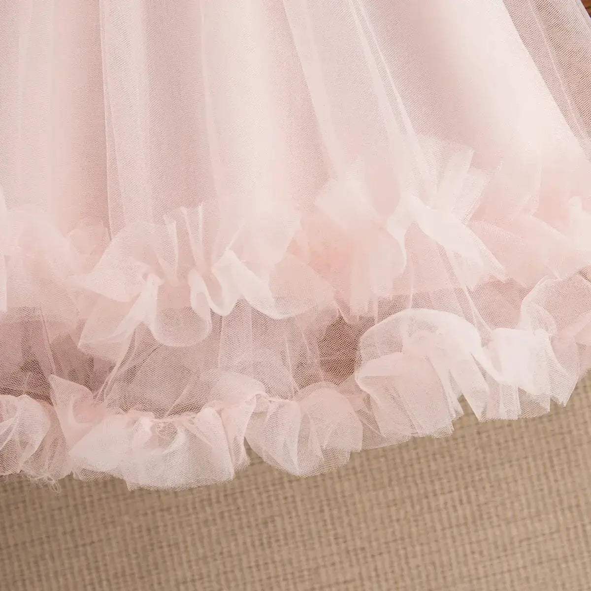  Elegant Baby Girl Dress Feather Gauze - Toyland EU -  ToylandEU™