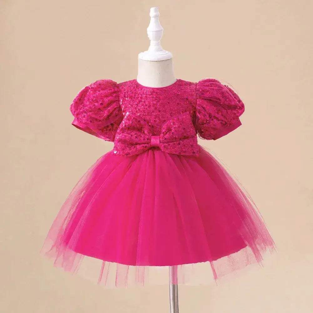  Elegant Baby Girl Party Dress Flying Sleeve Toyland EU -  ToylandEU™