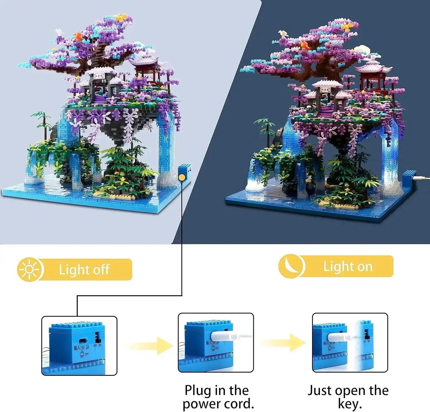  Elegant Building Block Set 3D Pavilion Toyland EU -  ToylandEU™