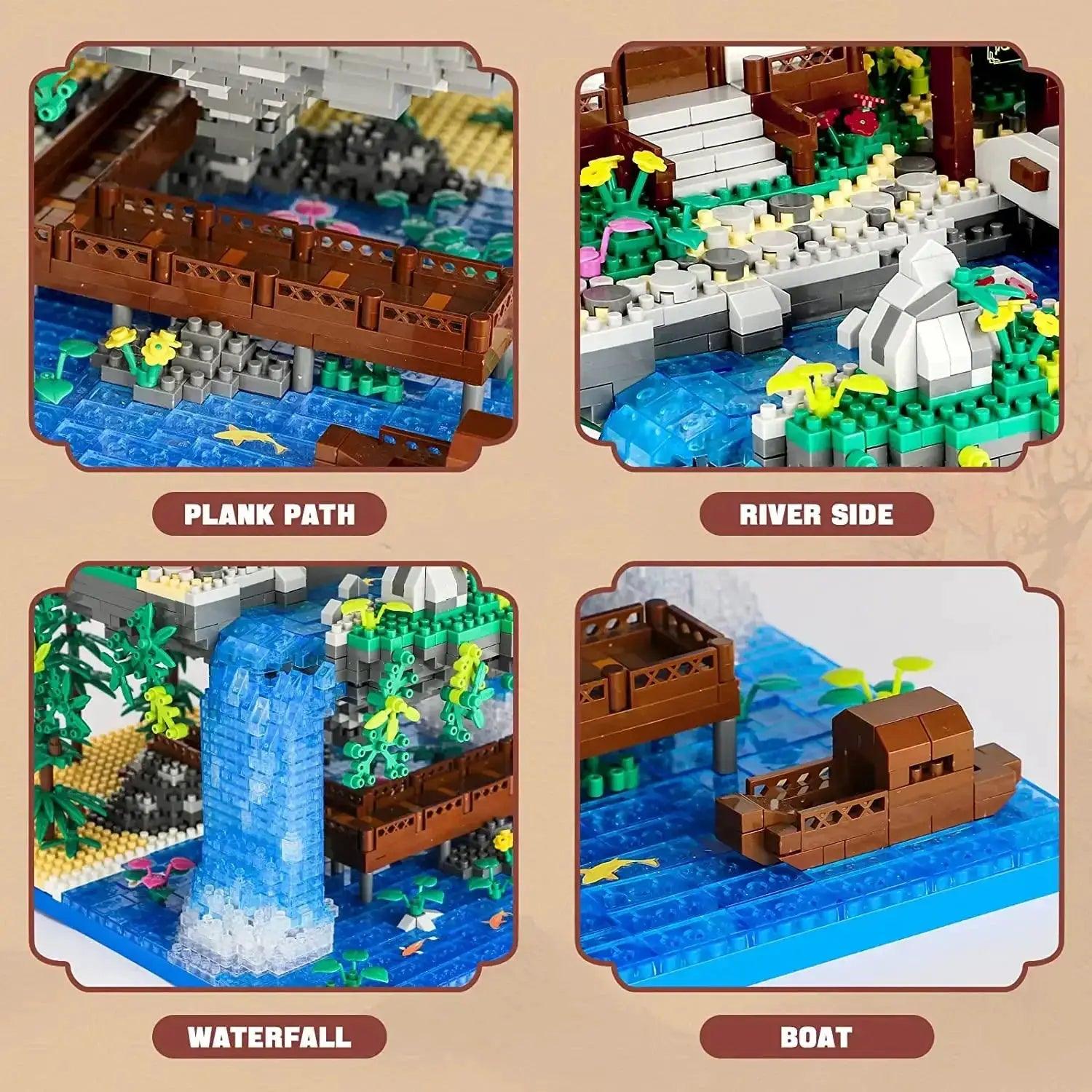  Elegant Building Block Set 3D Pavilion Toyland EU -  ToylandEU™