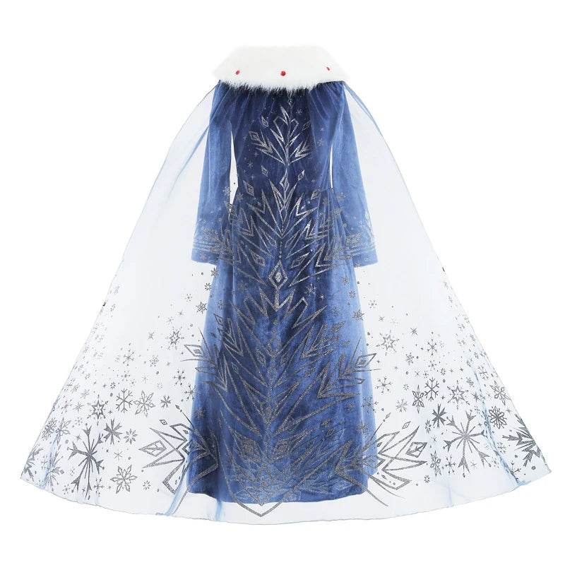 Elegant Girls Elsa Dress With Appliques For Birthday Party - ToylandEU
