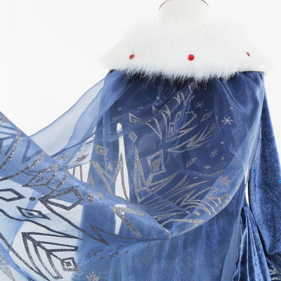 Elegant Girls Elsa Dress With Appliques For Birthday Party - ToylandEU