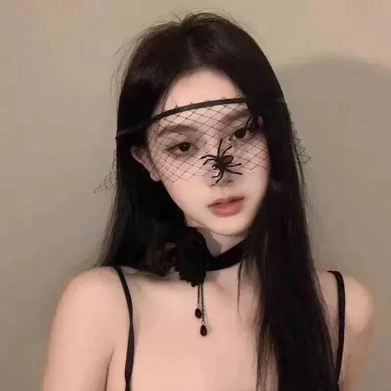  Elegant Gothic Lace Half Face Mask Toyland EU -  ToylandEU™