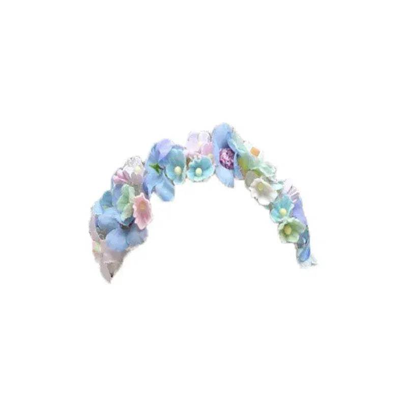Elegant Hairpin Headwear Blue White Porcelain For BJD Dolls - ToylandEU