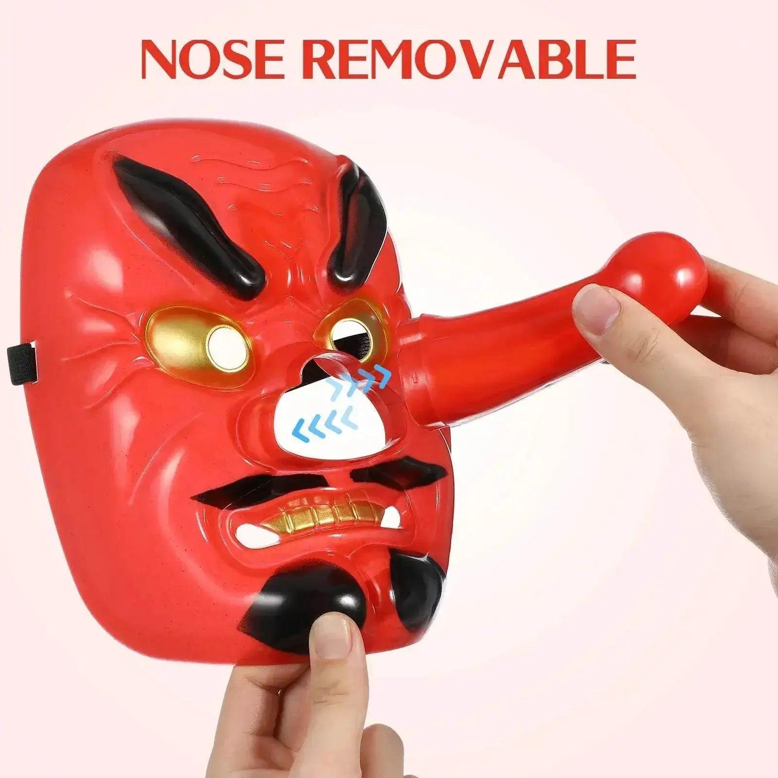  Elegant Japanese Red Tengu Mask Toyland EU -  ToylandEU™