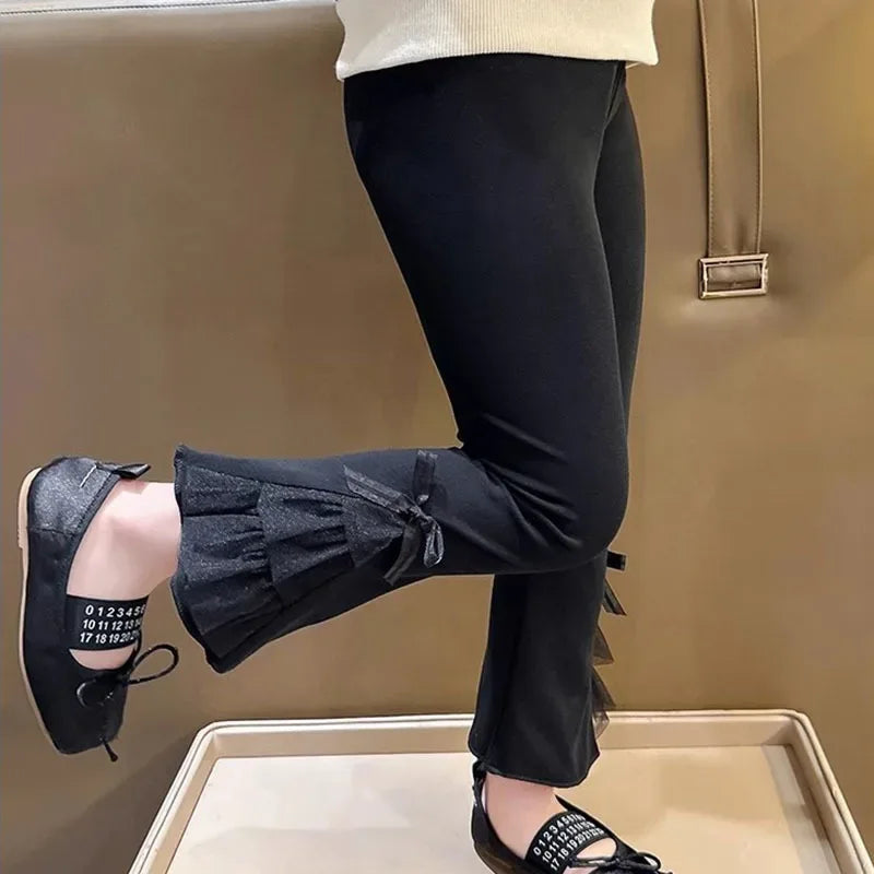Elegant Kids Pants Bootcut Flare For Girls Ages 4-6 - ToylandEU