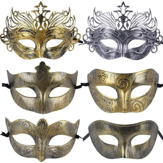  Elegant Masquerade Mask Copper Half Face Toyland EU -  ToylandEU™