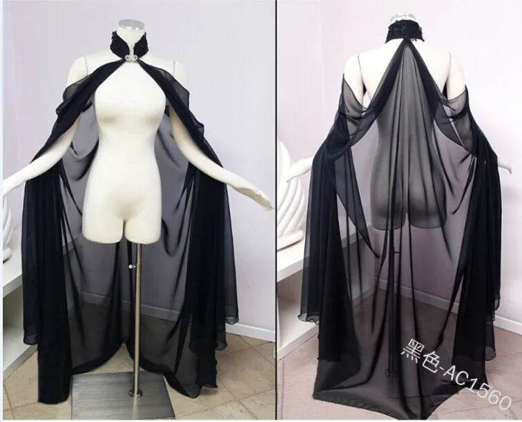 Elegant Medieval Cape Hooded Cloak for Women Cosplay - ToylandEU