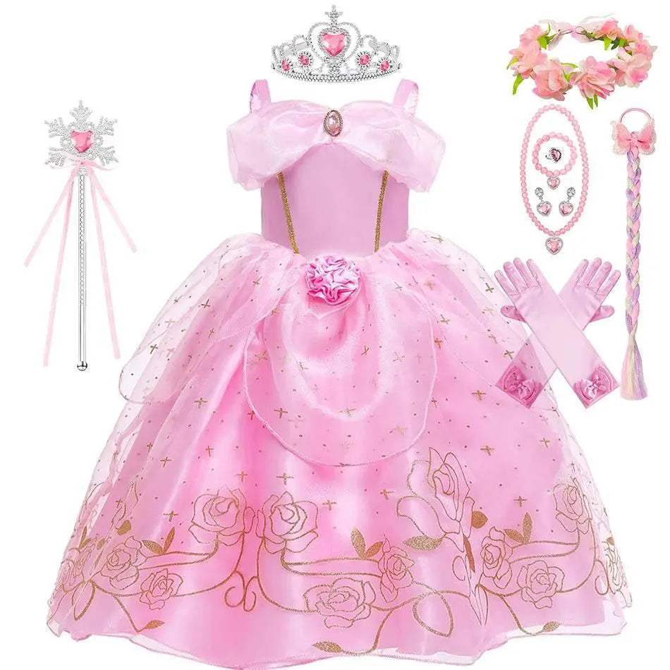  Elegant Princess Dress 2 To 10 Girls Floral Toyland EU -  ToylandEU™