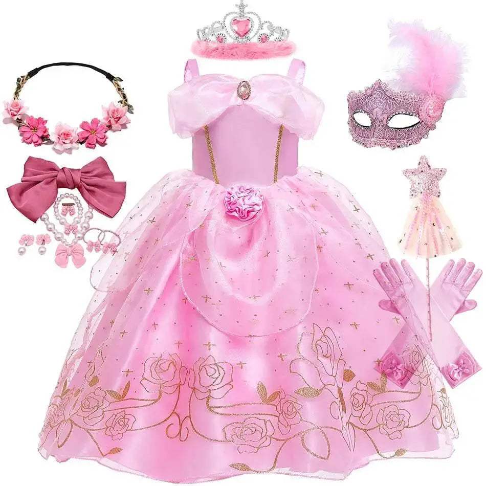  Elegant Princess Dress 2 To 10 Girls Floral Toyland EU -  ToylandEU™