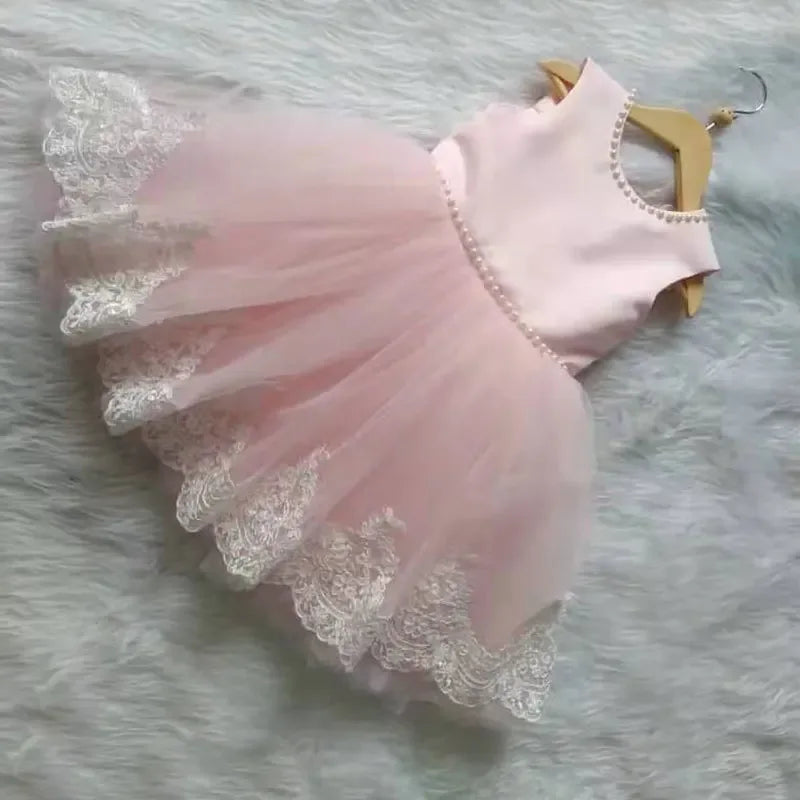Elegant Princess Dress Lace Tutu With Big Bow For Girls Ages 3 To 6 - ToylandEU