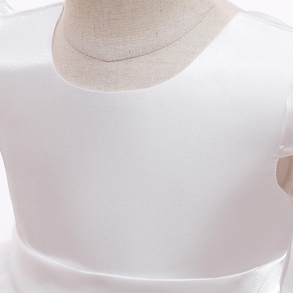 Elegant Princess Dress Tatting Lace Bow For 1 To 2 Years - ToylandEU