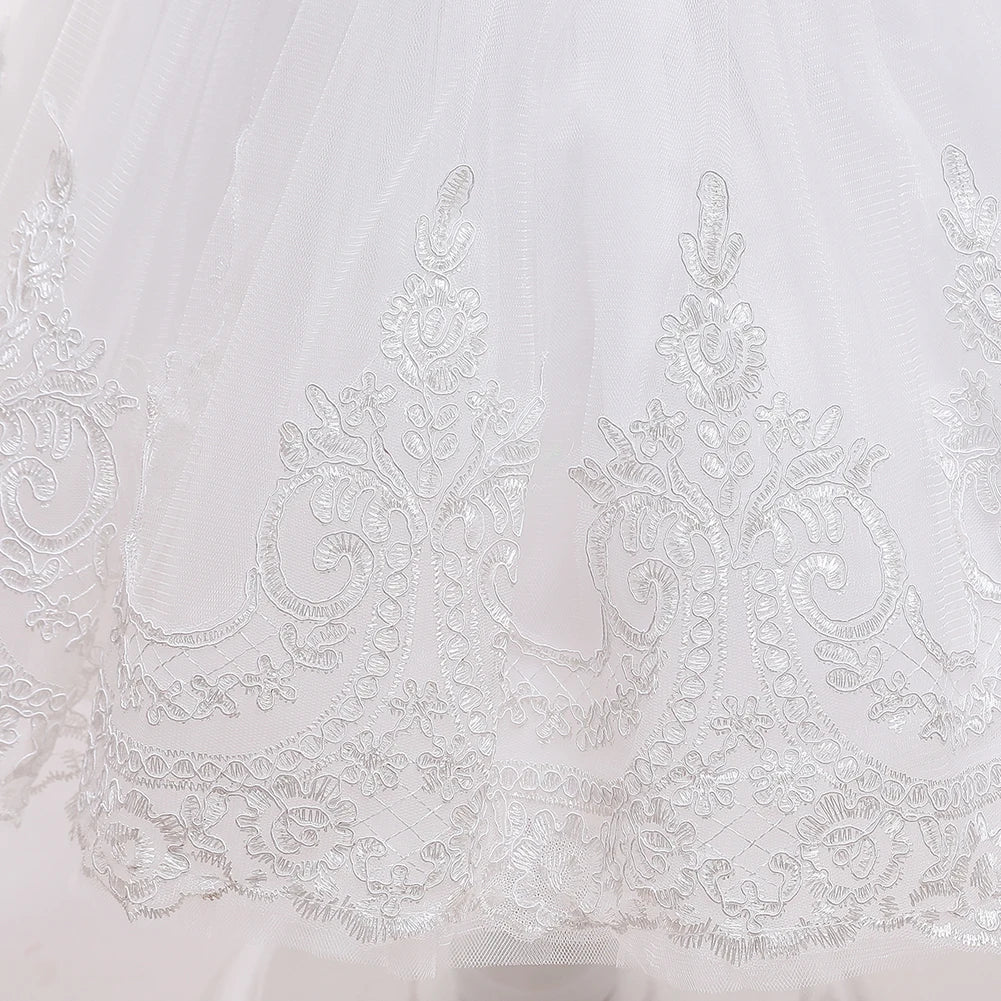 Elegant Princess Dress Tatting Lace Bow For 1 To 2 Years - ToylandEU