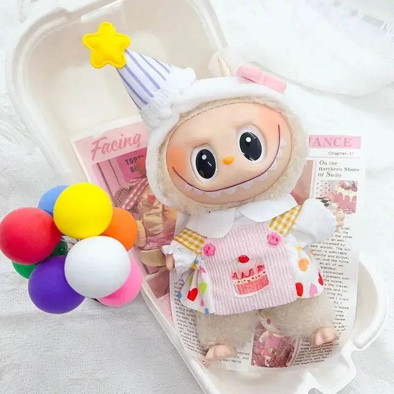  Elegant Summer Flower Qipao Dress for Labubu Dolls -  ToylandEU™