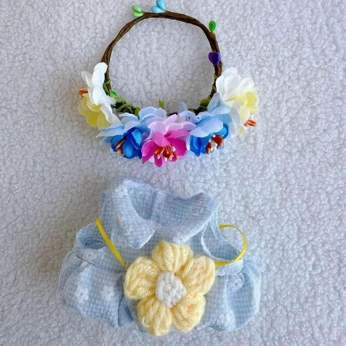  Elegant Summer Flower Qipao Dress for Labubu Dolls -  ToylandEU™