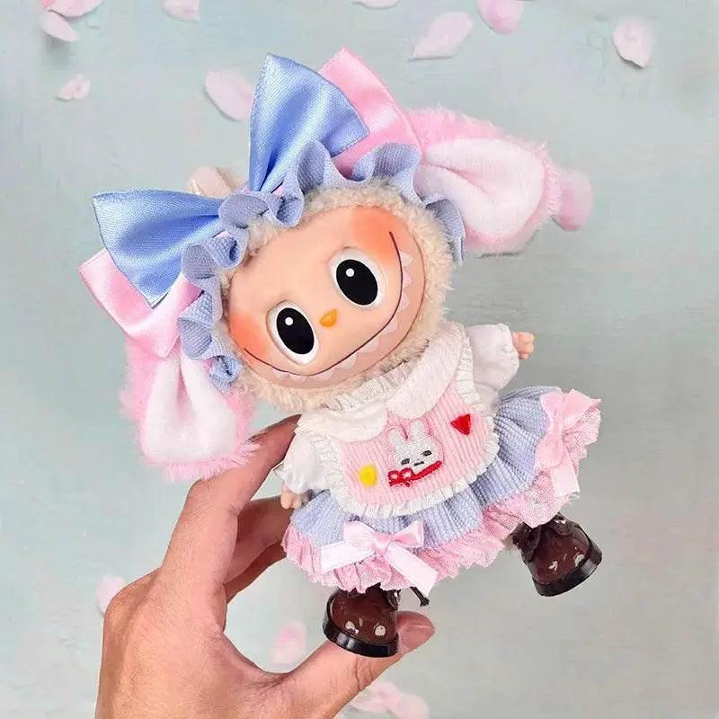  Elegant Summer Flower Qipao Dress for Labubu Dolls -  ToylandEU™