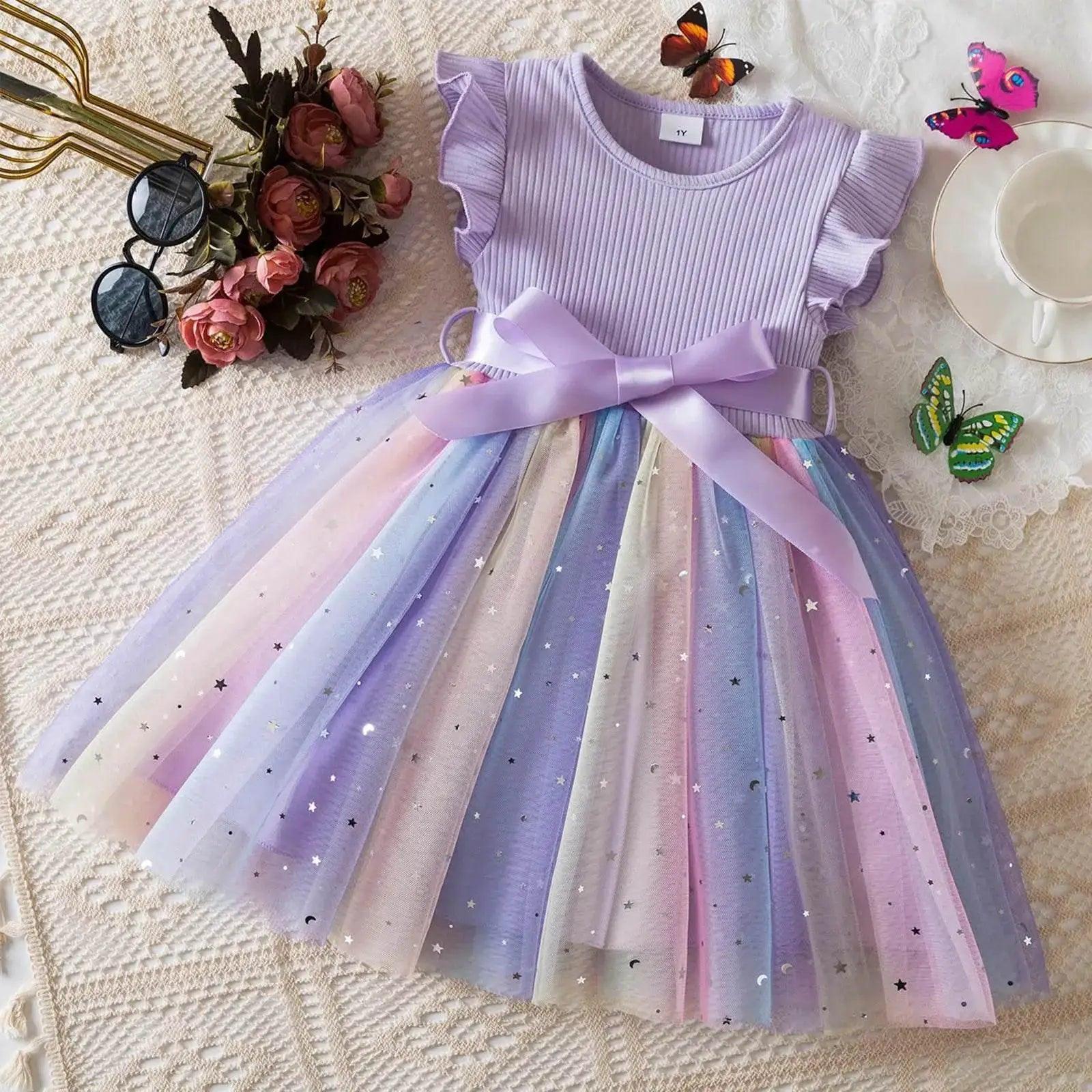  Elegant Toddler Party Dress Tatting Ruched Toyland EU -  ToylandEU™