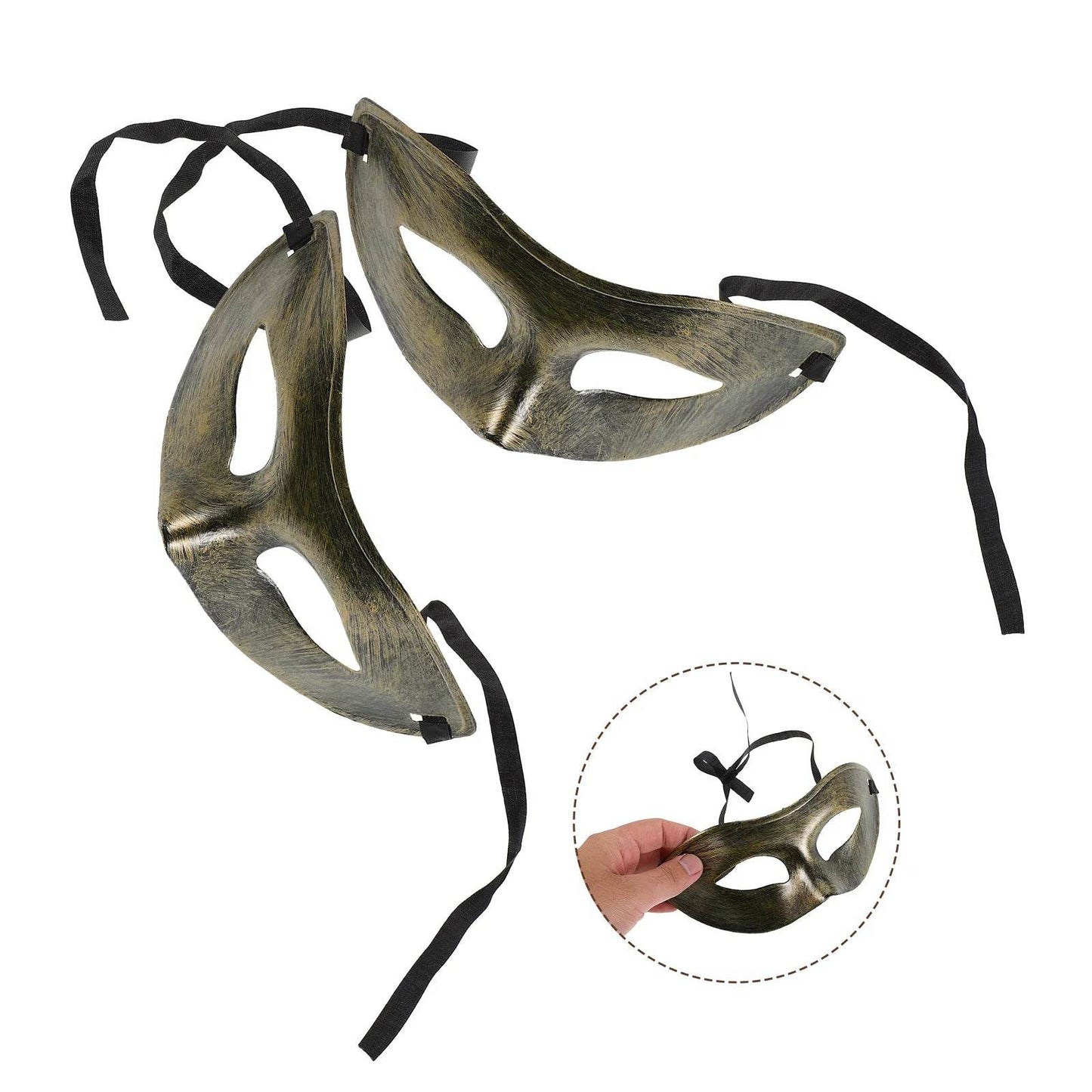 Elegant Venetian Masquerade Half Mask Set 15 For Parties - ToylandEU