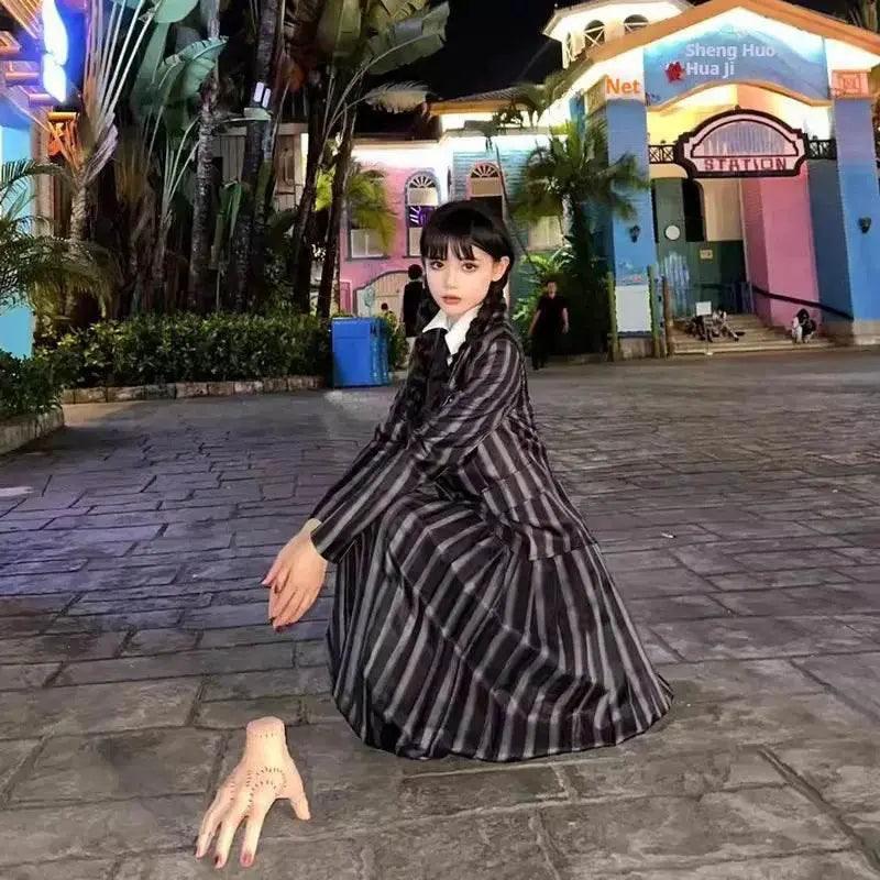  Elegant Wednesday Addams Cosplay Uniform CE Toyland EU -  ToylandEU™