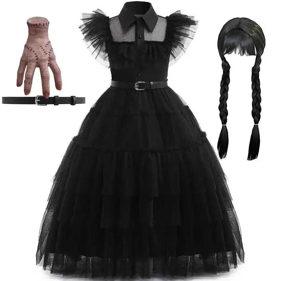  Elegant Wednesday Cosplay 4To6Y Dress Toyland EU -  ToylandEU™
