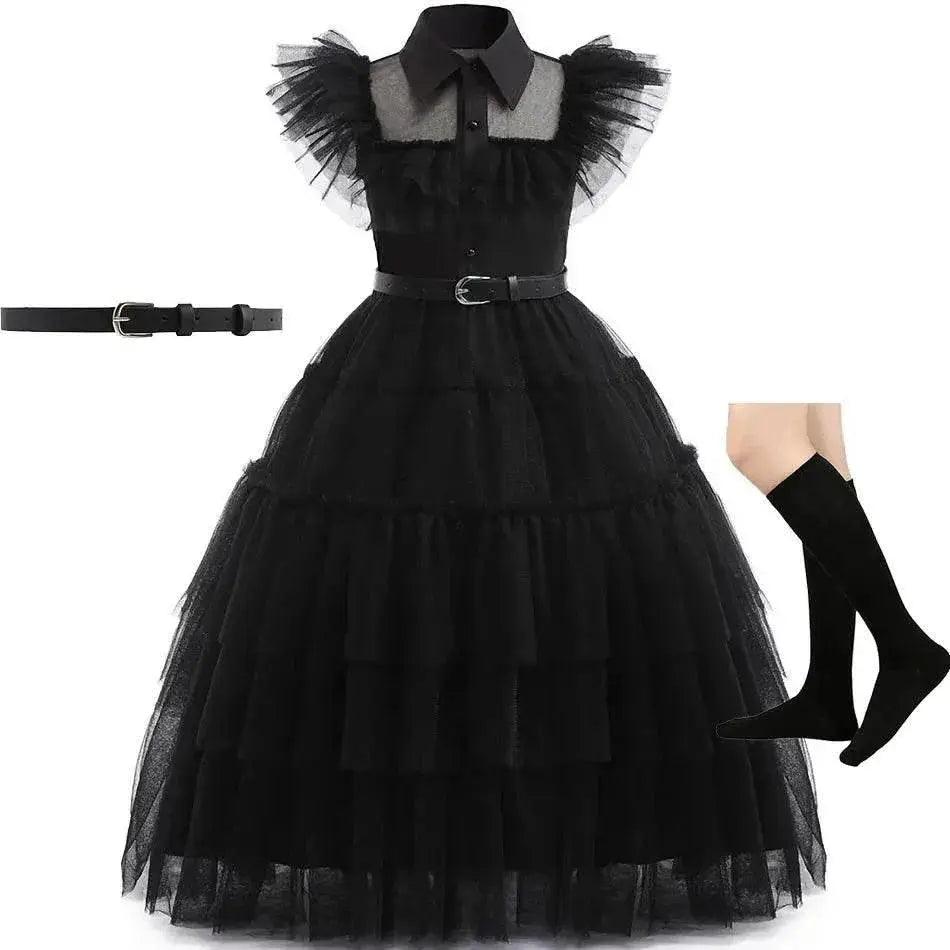  Elegant Wednesday Cosplay 4To6Y Dress Toyland EU -  ToylandEU™