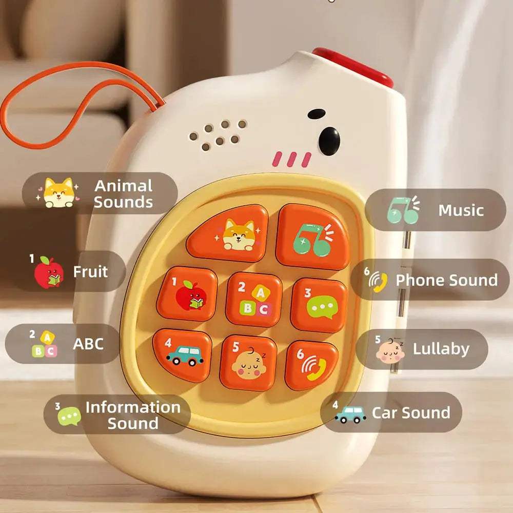Elephant Phone Toy For Babies Montessori Sensory Busy Board - ToylandEU