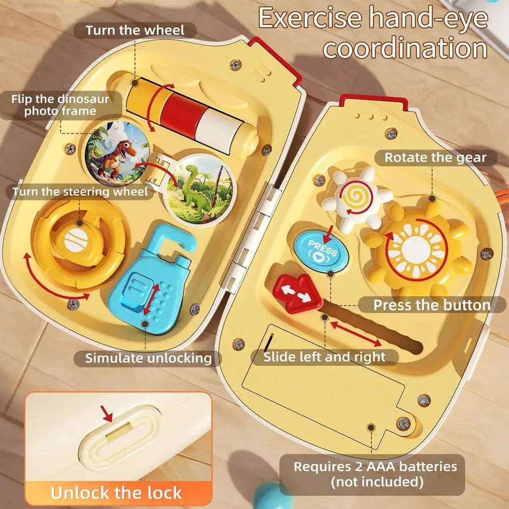 Elephant Phone Toy For Babies Montessori Sensory Busy Board - ToylandEU