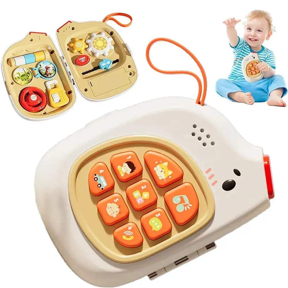Elephant Phone Toy For Babies Montessori Sensory Busy Board - ToylandEU