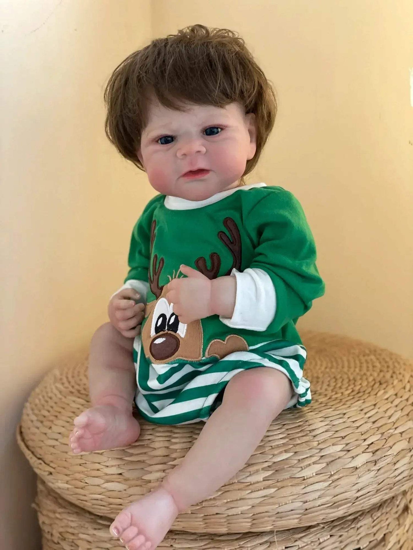  Elijah Reborn Doll Waterproof Lifelike 50cm Rooted Hair -  ToylandEU™