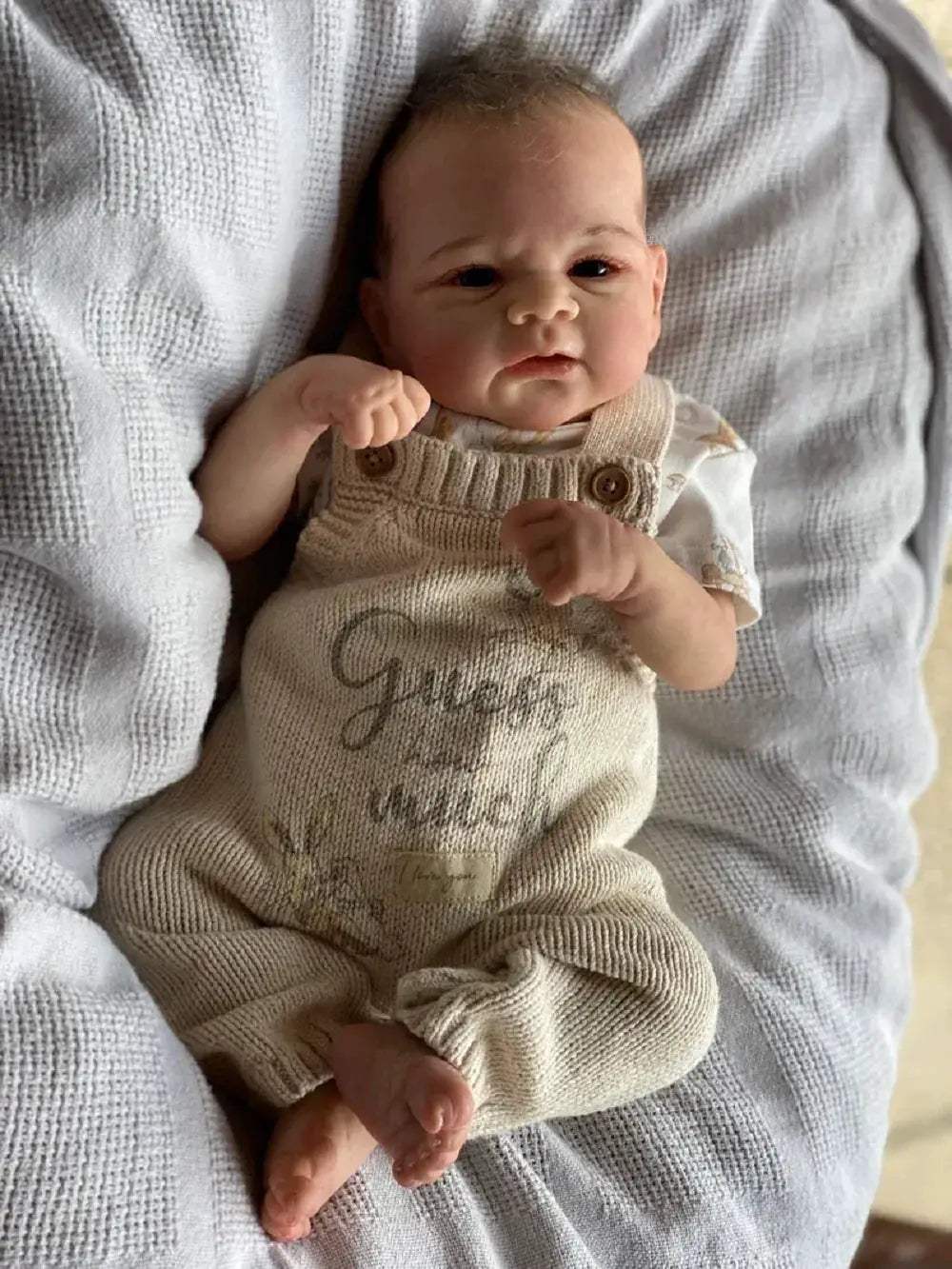 Elijah Reborn Doll With Rooted Hair Lifelike Soft Touch - ToylandEU