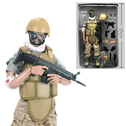 Elite 1/6 Scale Special Forces Action Figure with Detailed Gear - ToylandEU