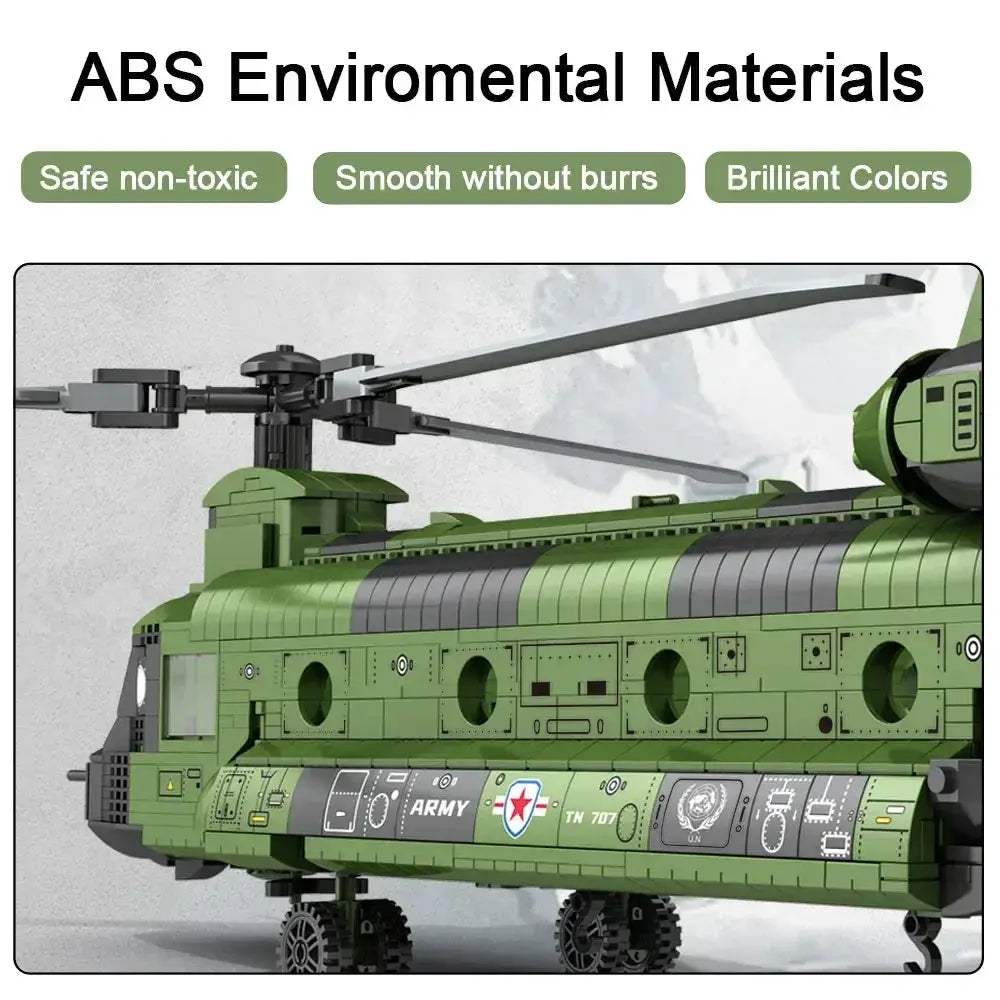  Elite Chinook CH47 Helicopter Blocks Toyland EU -  ToylandEU™