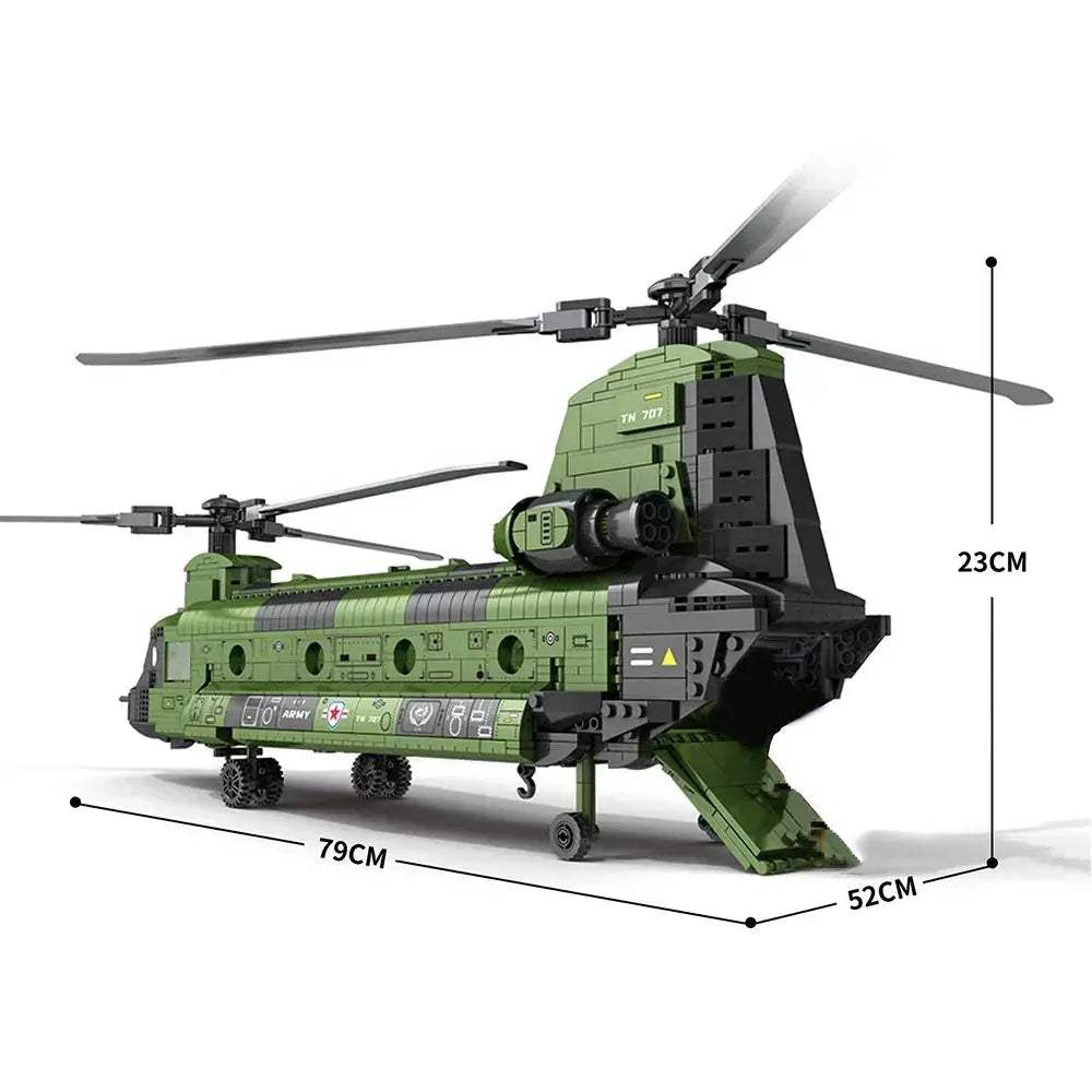  Elite Chinook CH47 Helicopter Blocks Toyland EU -  ToylandEU™